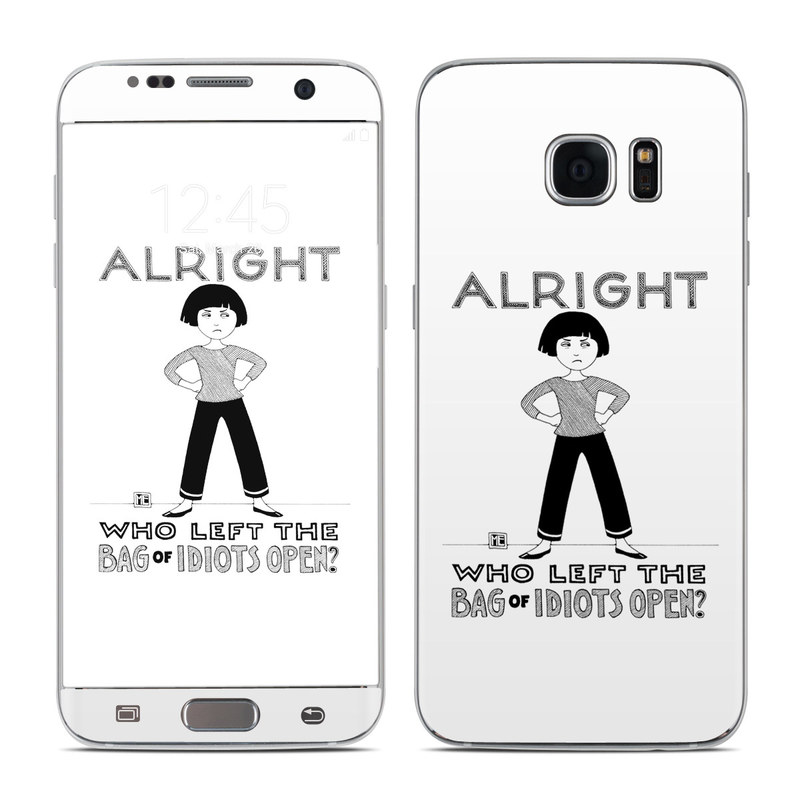Samsung Galaxy S7 Edge Skin - Bag of Idiots (Image 1)