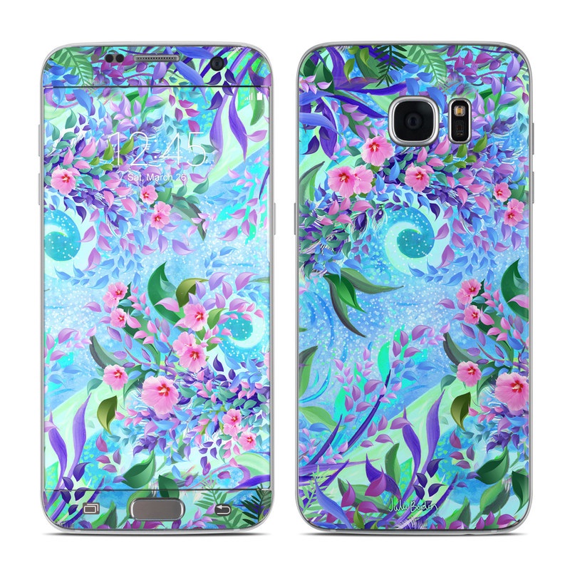 Samsung Galaxy S7 Edge Skin - Lavender Flowers (Image 1)