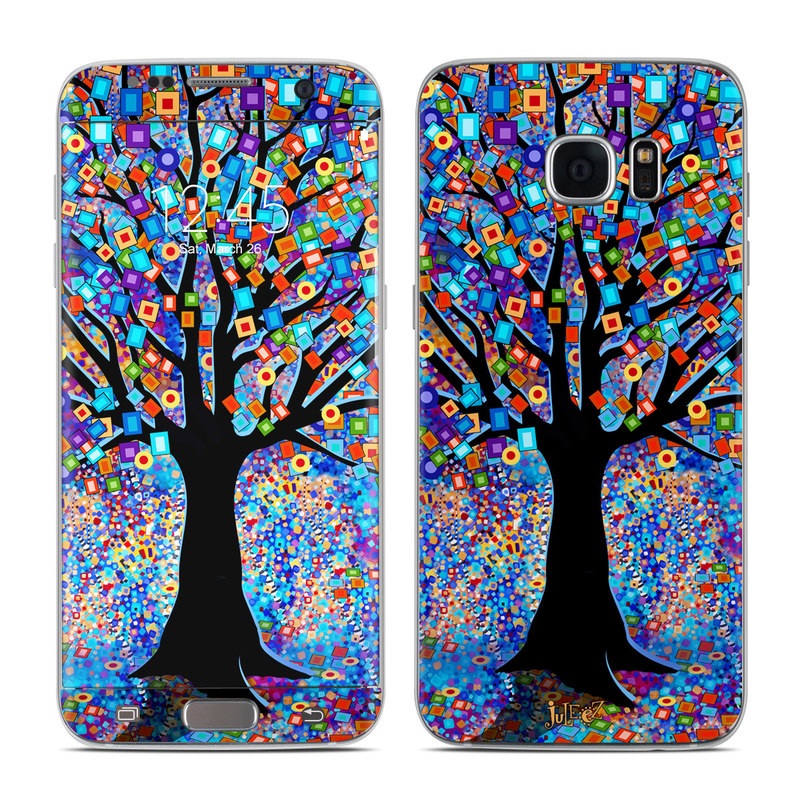 Samsung Galaxy S7 Edge Skin - Tree Carnival (Image 1)
