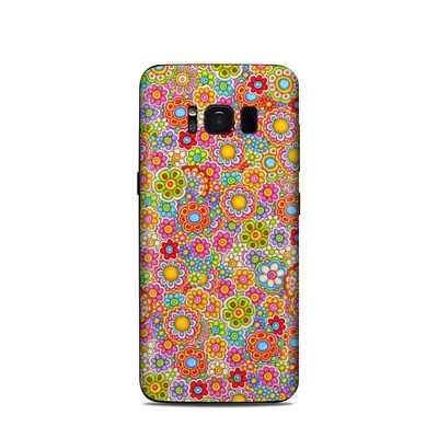 Samsung Galaxy S8 Skin - Bright Ditzy