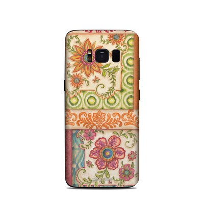Samsung Galaxy S8 Skin - Ikat Floral