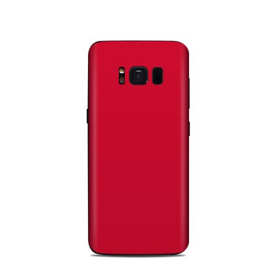 Samsung Galaxy S8 Skin - Solid State Red