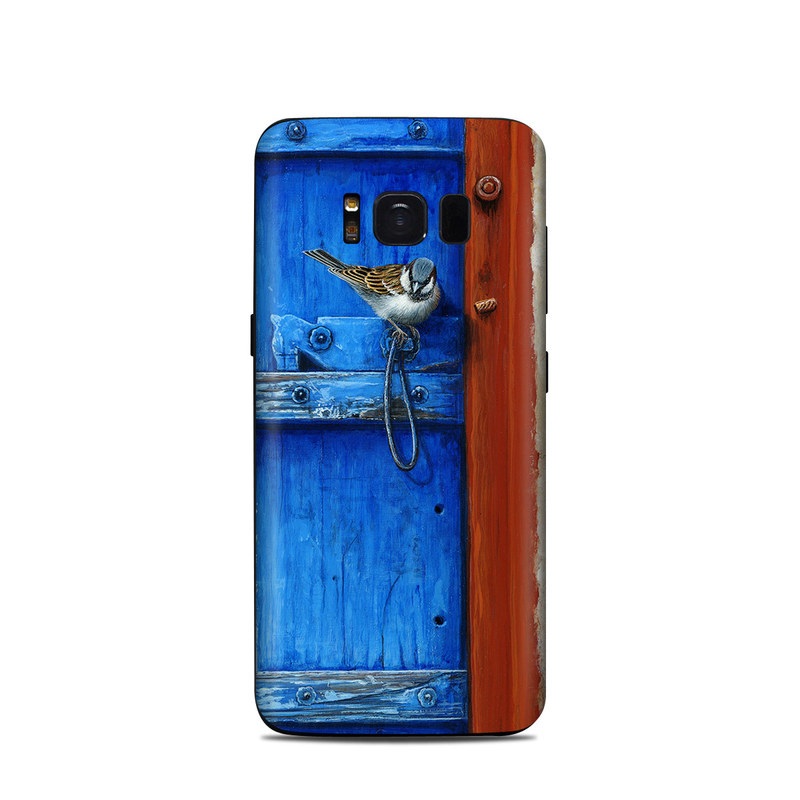 Samsung Galaxy S8 Skin - Blue Door (Image 1)