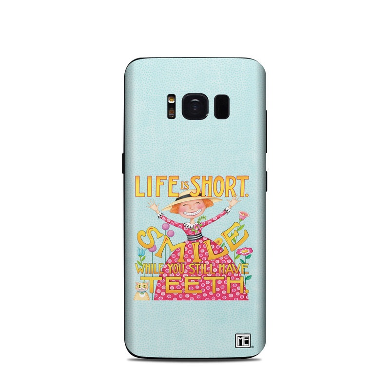 Samsung Galaxy S8 Skin - Life is Short (Image 1)