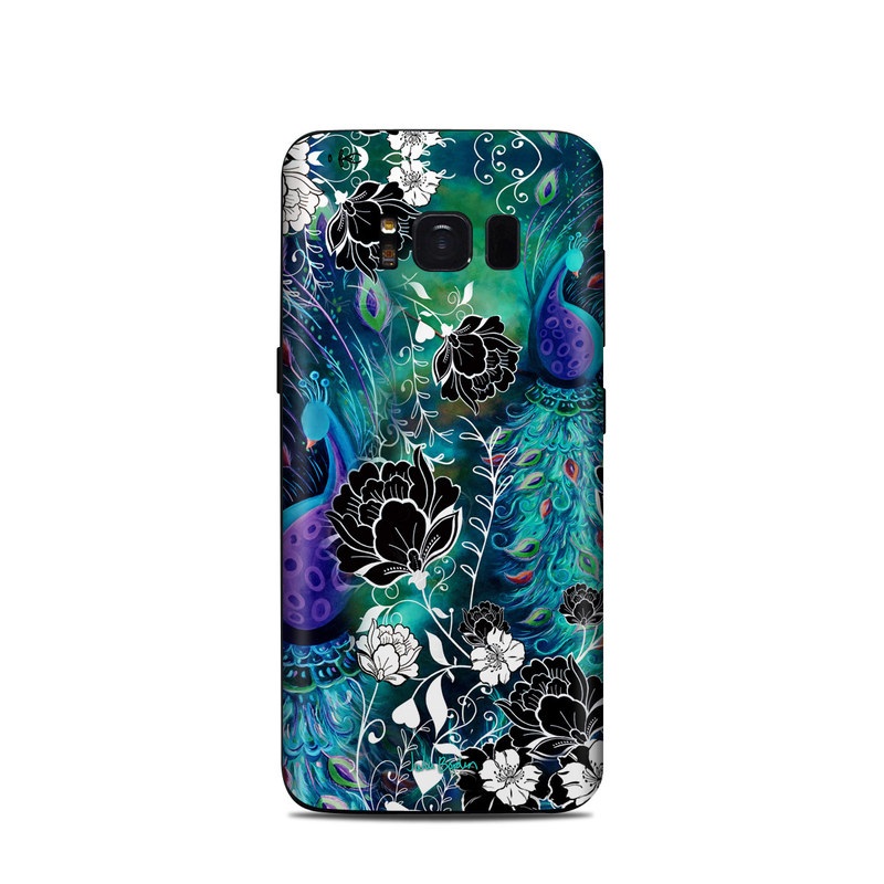 Samsung Galaxy S8 Skin - Peacock Garden (Image 1)