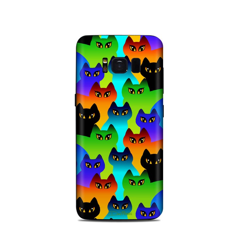 Samsung Galaxy S8 Skin - Rainbow Cats (Image 1)