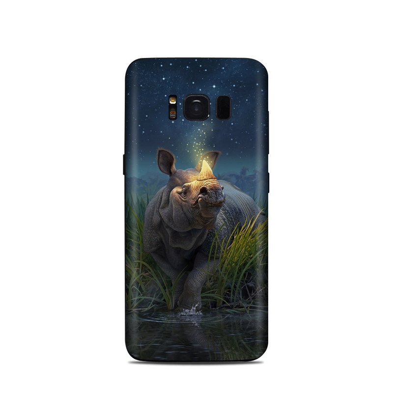 Samsung Galaxy S8 Skin - Rhinoceros Unicornis (Image 1)