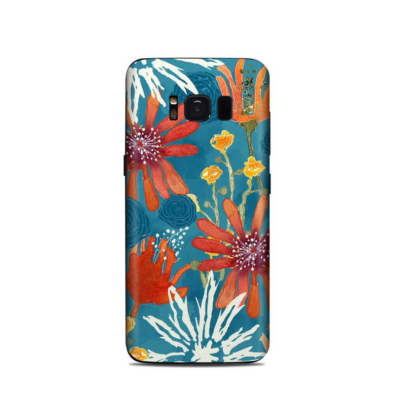 Samsung Galaxy S8 Skin - Sunbaked Blooms (Image 1)