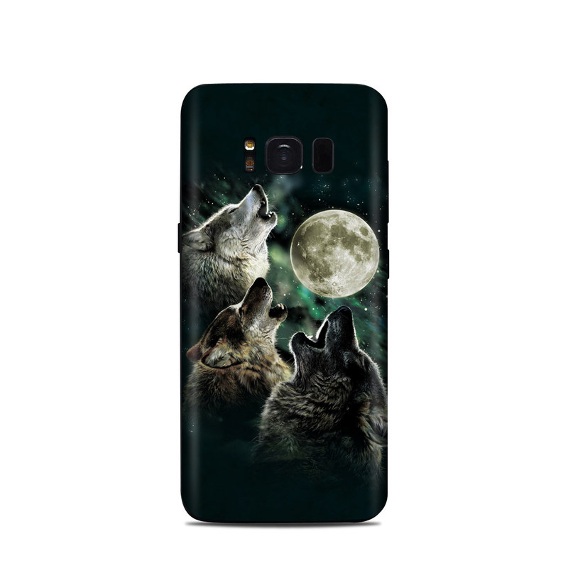 Samsung Galaxy S8 Skin - Three Wolf Moon (Image 1)