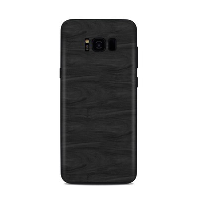 Samsung Galaxy S8 Plus Skin - Black Woodgrain