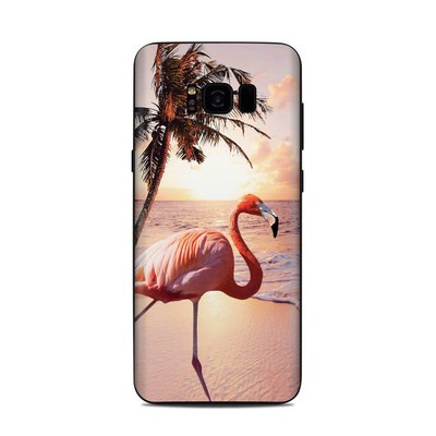 Samsung Galaxy S8 Plus Skin - Flamingo Palm