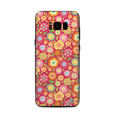 Samsung Galaxy S8 Plus Skin - Flowers Squished
