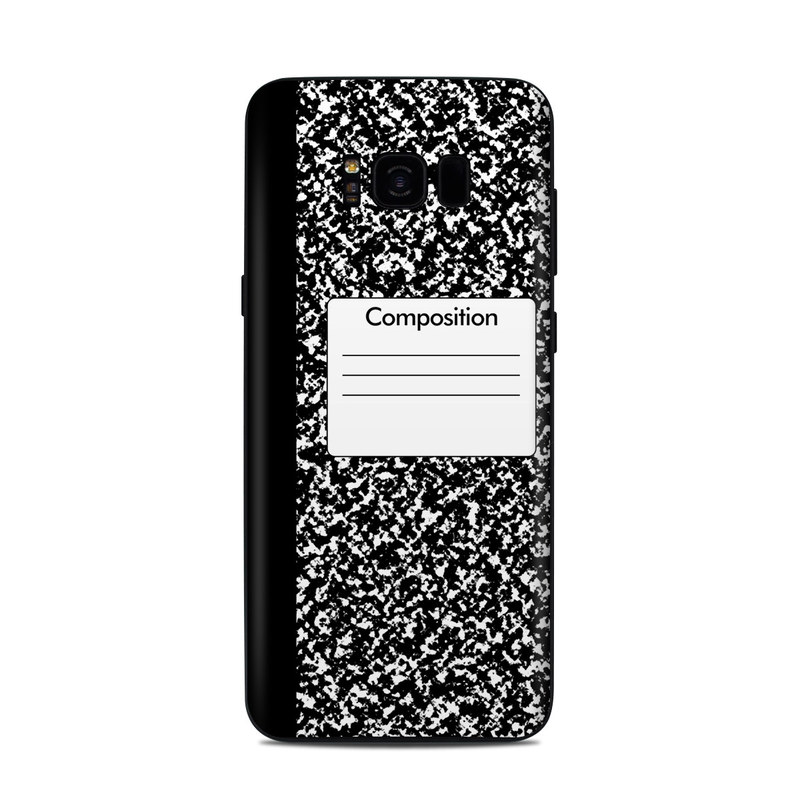 Samsung Galaxy S8 Plus Skin - Composition Notebook (Image 1)