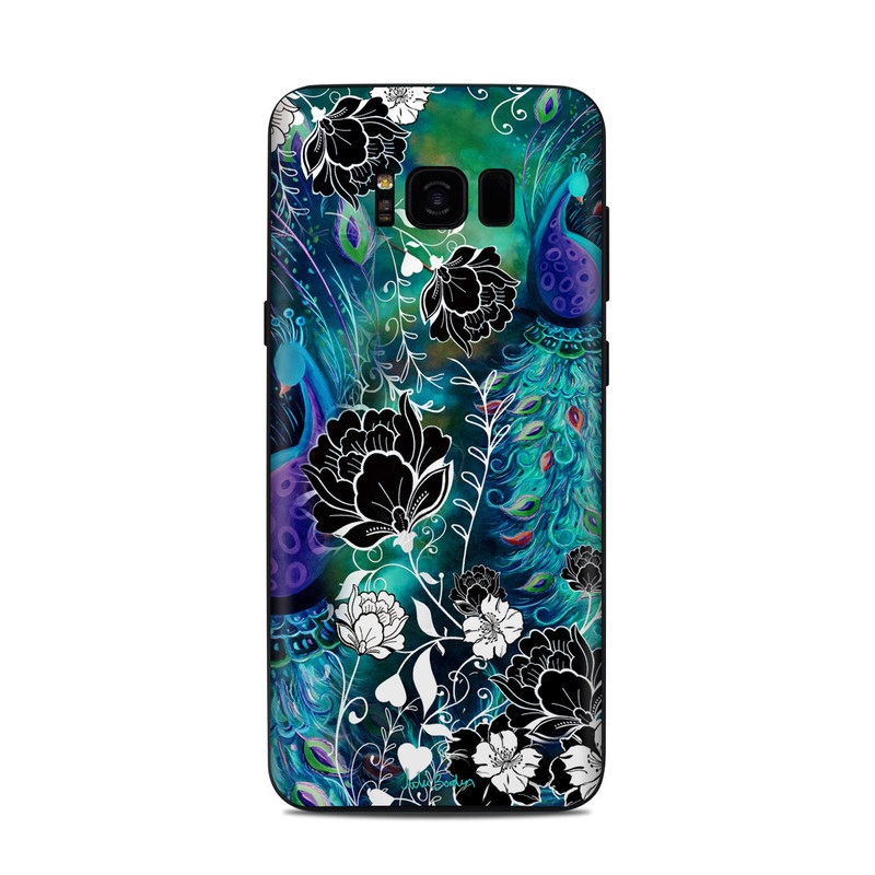 Samsung Galaxy S8 Plus Skin - Peacock Garden (Image 1)