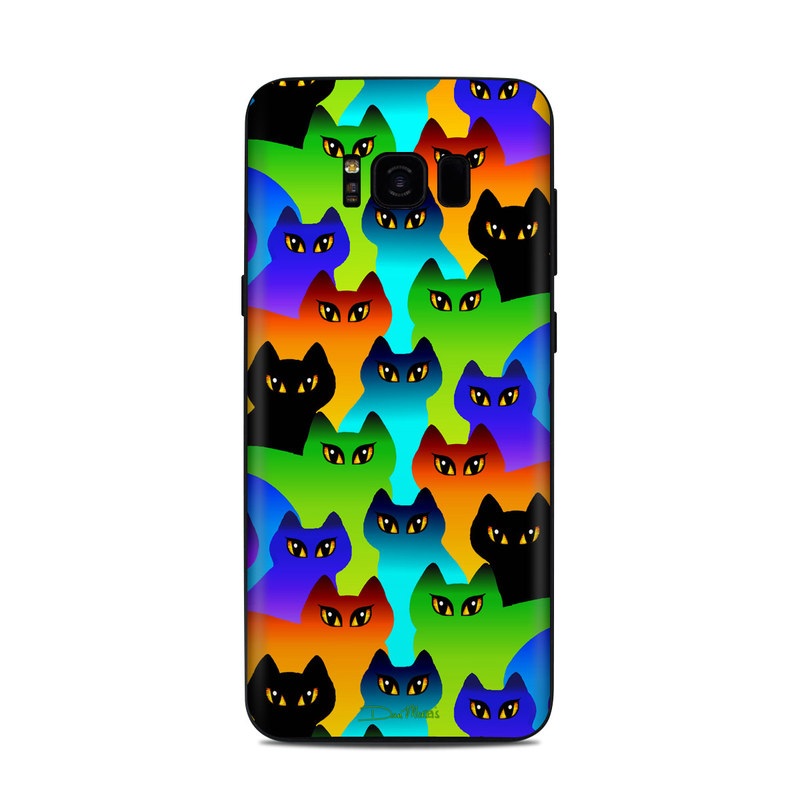 Samsung Galaxy S8 Plus Skin - Rainbow Cats (Image 1)