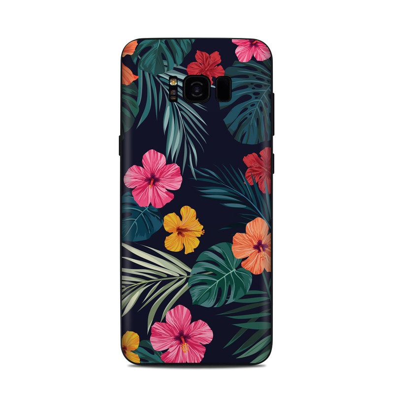 Samsung Galaxy S8 Plus Skin - Tropical Hibiscus (Image 1)