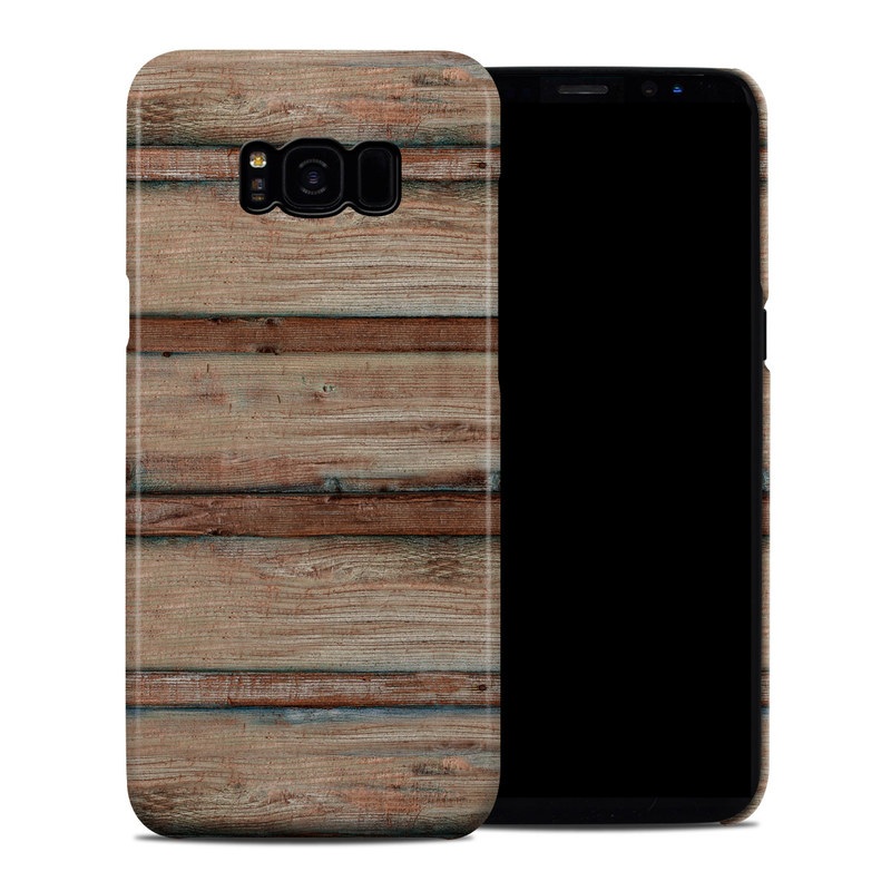 Samsung Galaxy S8 Plus Clip Case - Boardwalk Wood (Image 1)