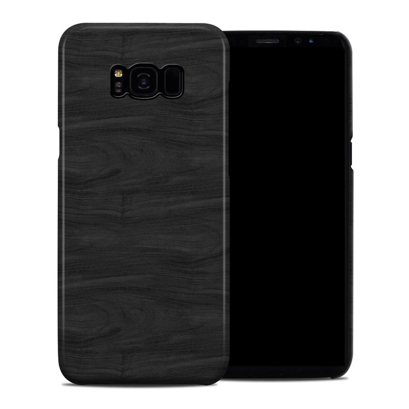 Samsung Galaxy S8 Plus Clip Case - Black Woodgrain (Image 1)