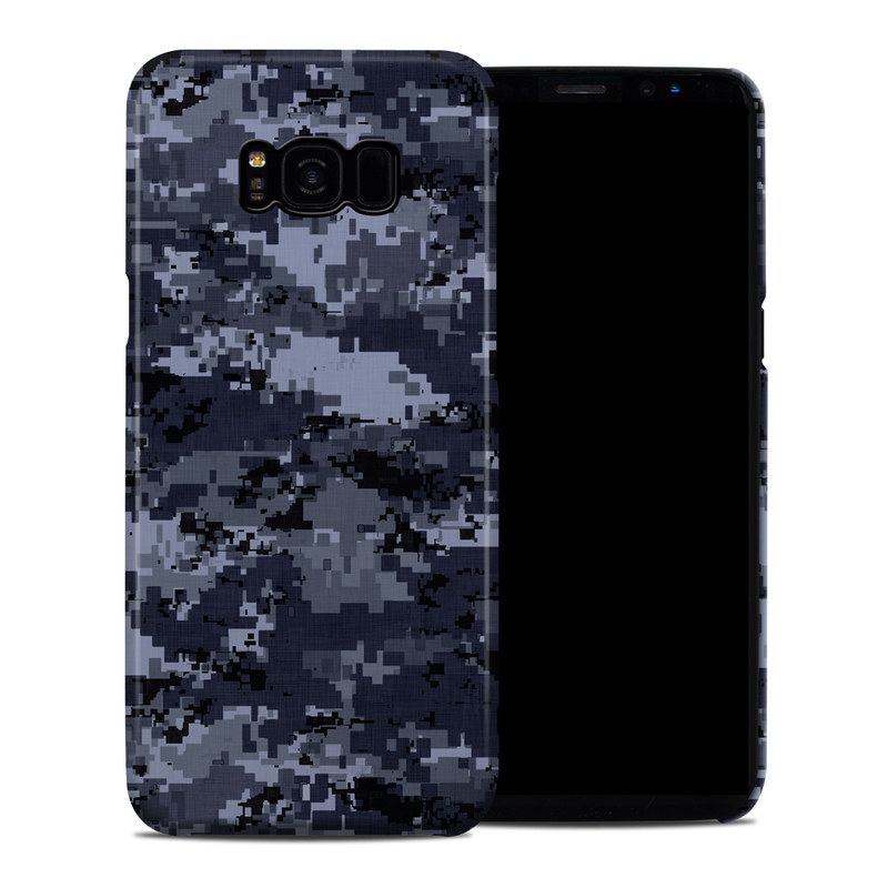Samsung Galaxy S8 Plus Clip Case - Digital Navy Camo (Image 1)