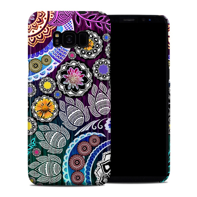 Samsung Galaxy S8 Plus Clip Case - Mehndi Garden (Image 1)