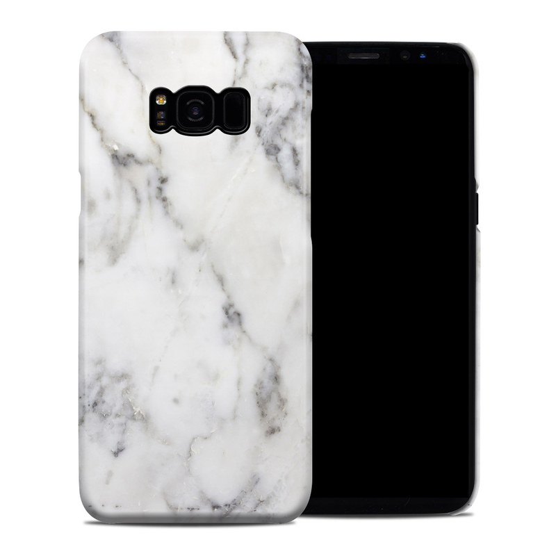 Samsung Galaxy S8 Plus Clip Case - White Marble (Image 1)