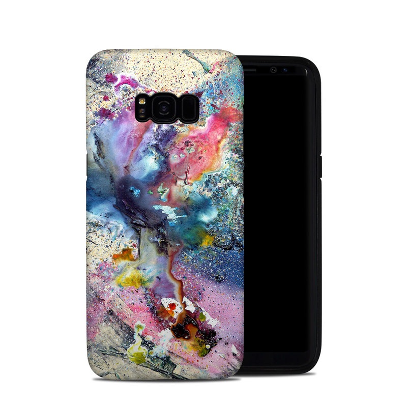 Samsung Galaxy S8 Plus Hybrid Case - Cosmic Flower (Image 1)