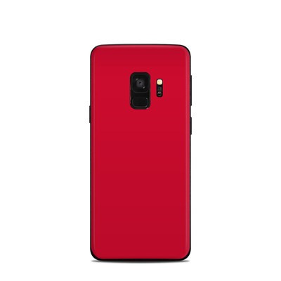 Samsung Galaxy S9 Skin - Solid State Red