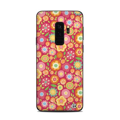 Samsung Galaxy S9 Plus Skin - Flowers Squished