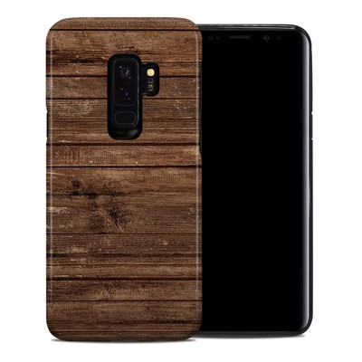 Samsung Galaxy S9 Plus Hybrid Case - Stripped Wood