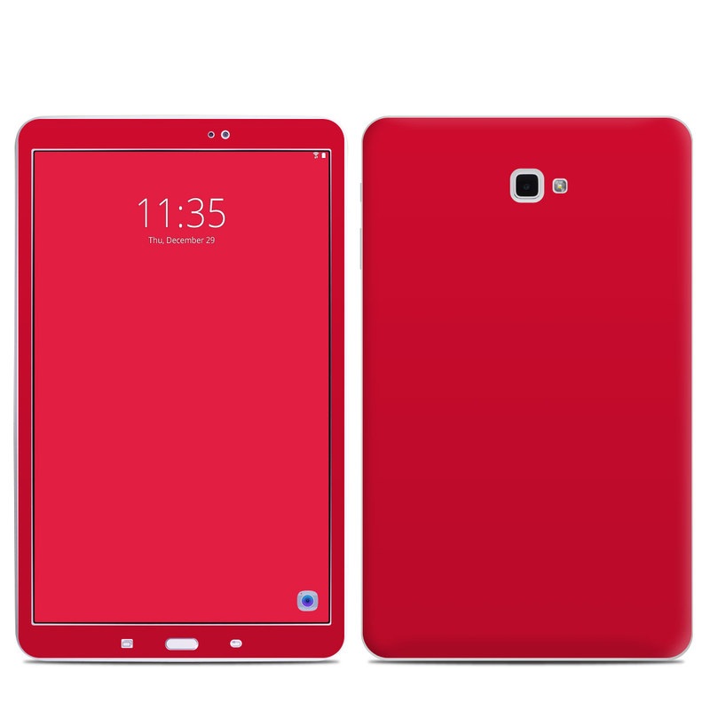 Samsung Galaxy Tab A Skin - Solid State Red (Image 1)