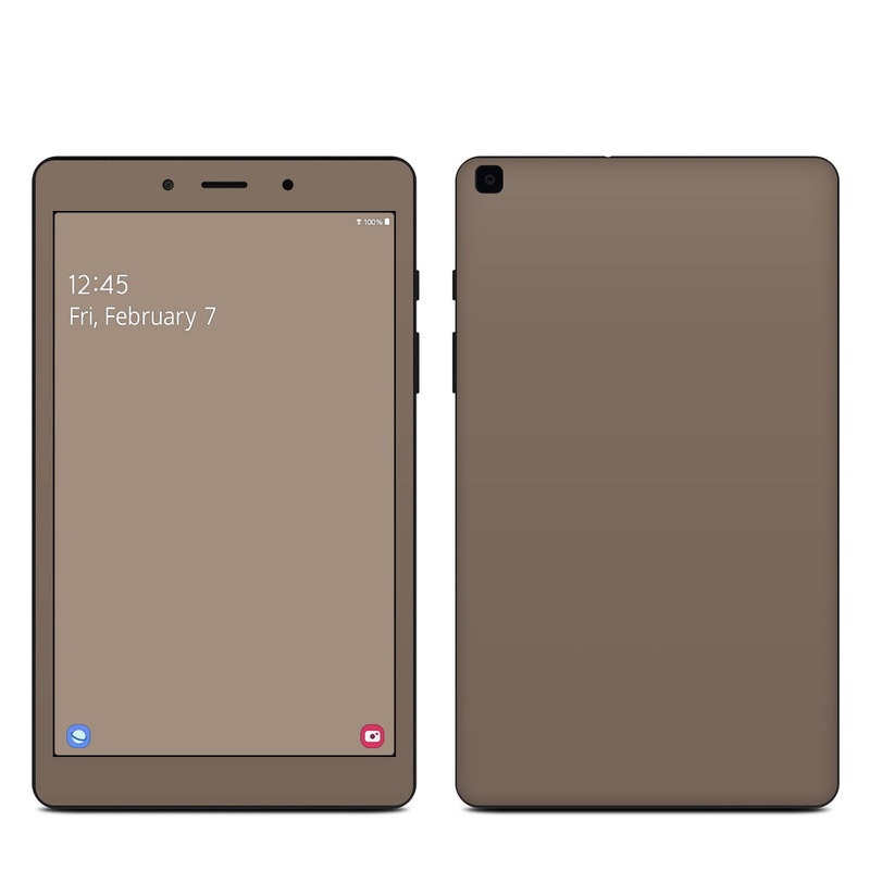 Samsung Galaxy Tab A 8in 2019 Skin - Solid State Flat Dark Earth (Image 1)