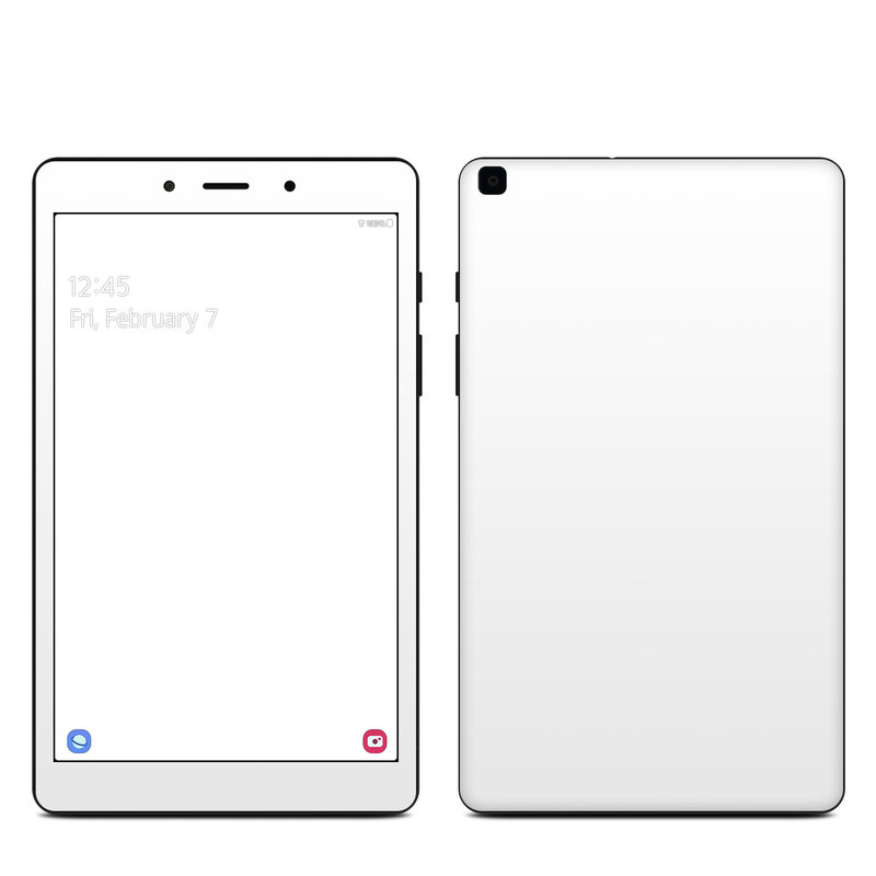 Samsung Galaxy Tab A 8in 2019 Skin - Solid State White (Image 1)