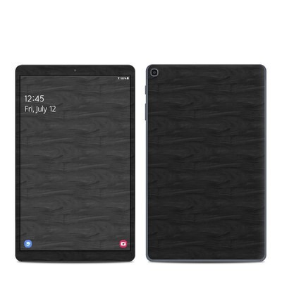 Samsung Galaxy Tab A 2019 Skin - Black Woodgrain