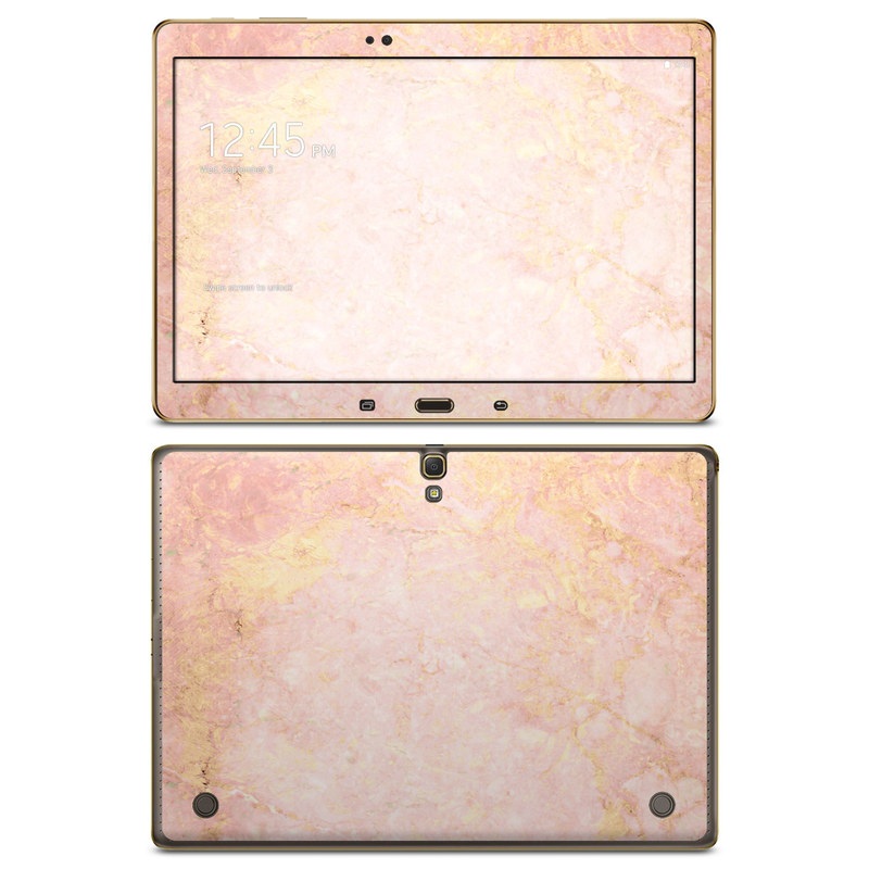 Samsung Galaxy Tab S 10.5in Skin - Rose Gold Marble (Image 1)