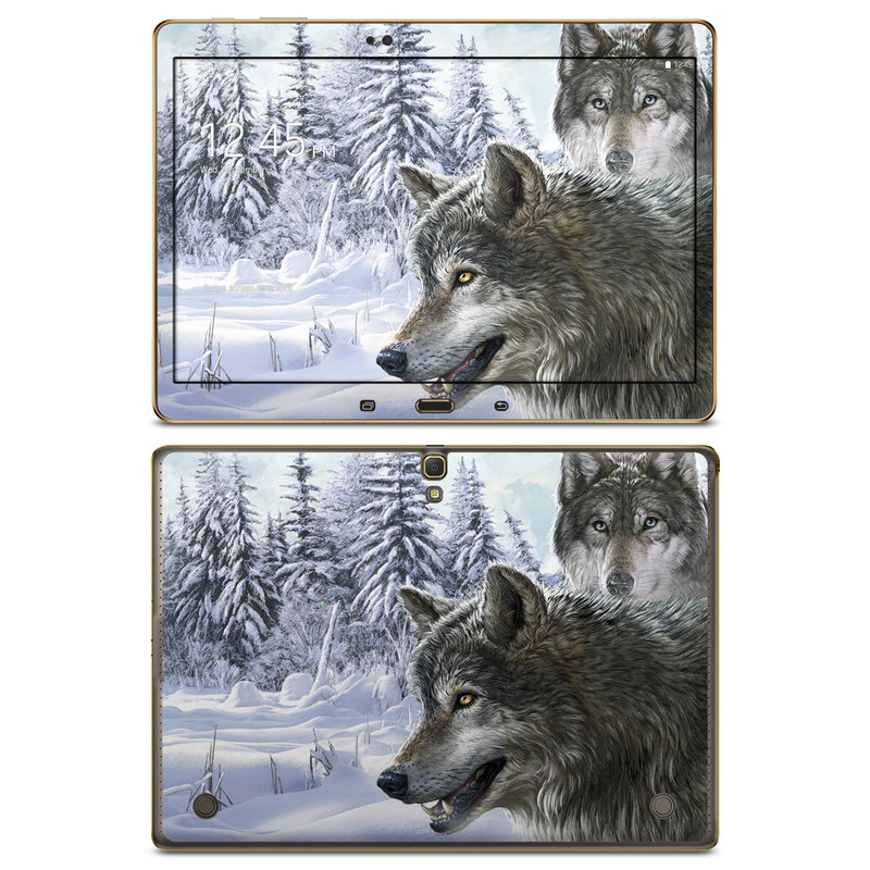 Samsung Galaxy Tab S 10.5in Skin - Snow Wolves (Image 1)
