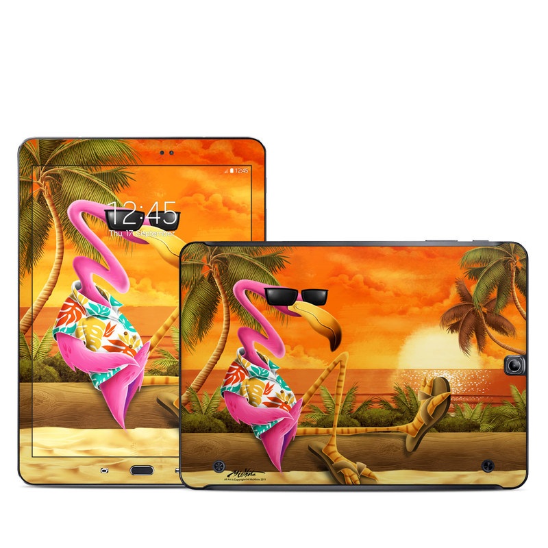 Samsung Galaxy Tab S2 9-7 Skin - Sunset Flamingo (Image 1)