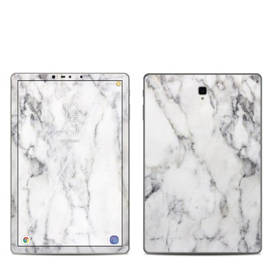 Samsung Galaxy Tab S4 Skin - White Marble
