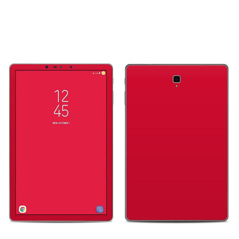 Samsung Galaxy Tab S4 Skin - Solid State Red (Image 1)