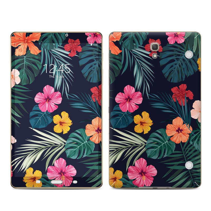 Samsung Galaxy Tab S 8.4in Skin - Tropical Hibiscus (Image 1)