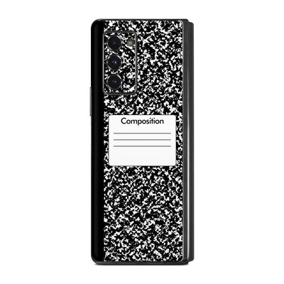 Samsung Galaxy Z Fold 2 Skin - Composition Notebook