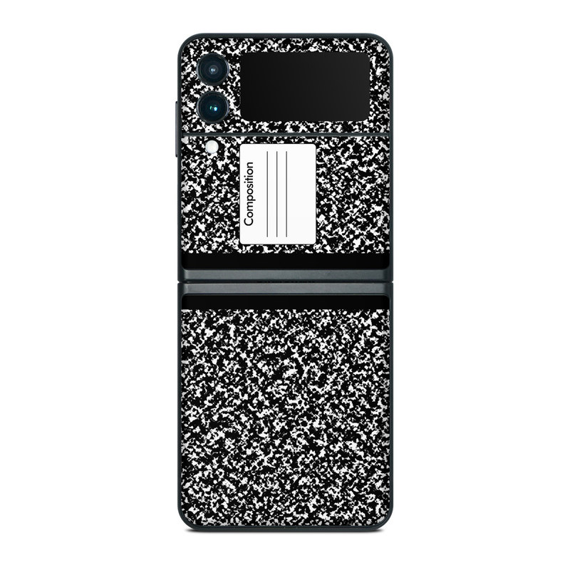 Samsung Galaxy Z Flip 3 Skin - Composition Notebook (Image 1)