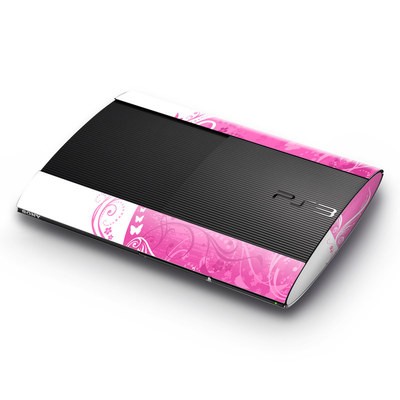 Sony Playstation 3 Super Slim Skin - Pink Crush