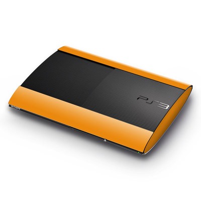 Sony Playstation 3 Super Slim Skin - Solid State Orange