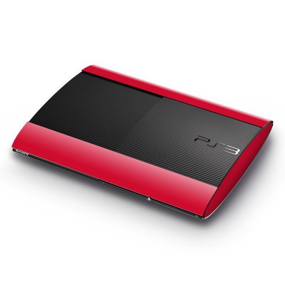 Sony Playstation 3 Super Slim Skin - Solid State Red
