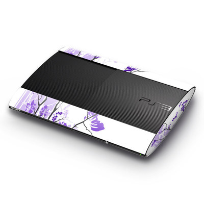 Sony Playstation 3 Super Slim Skin - Violet Tranquility
