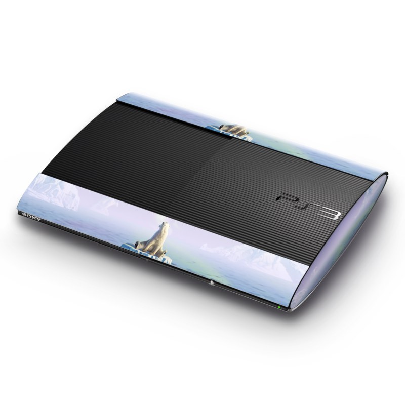 Sony Playstation 3 Super Slim Skin - Arctic Kiss (Image 1)