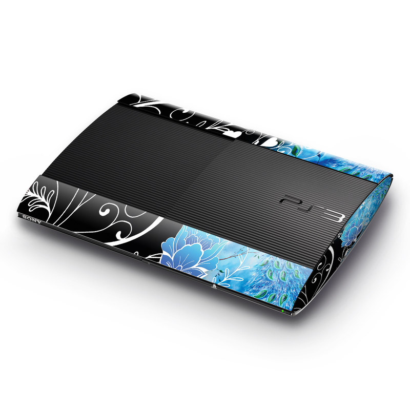 Sony Playstation 3 Super Slim Skin - Peacock Sky (Image 1)