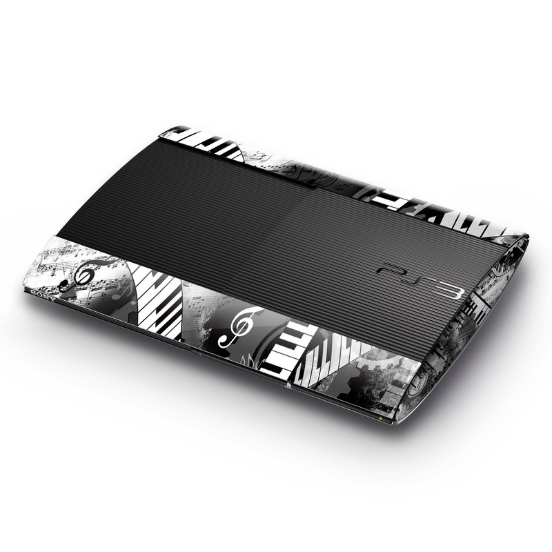 Sony Playstation 3 Super Slim Skin - Piano Pizazz (Image 1)