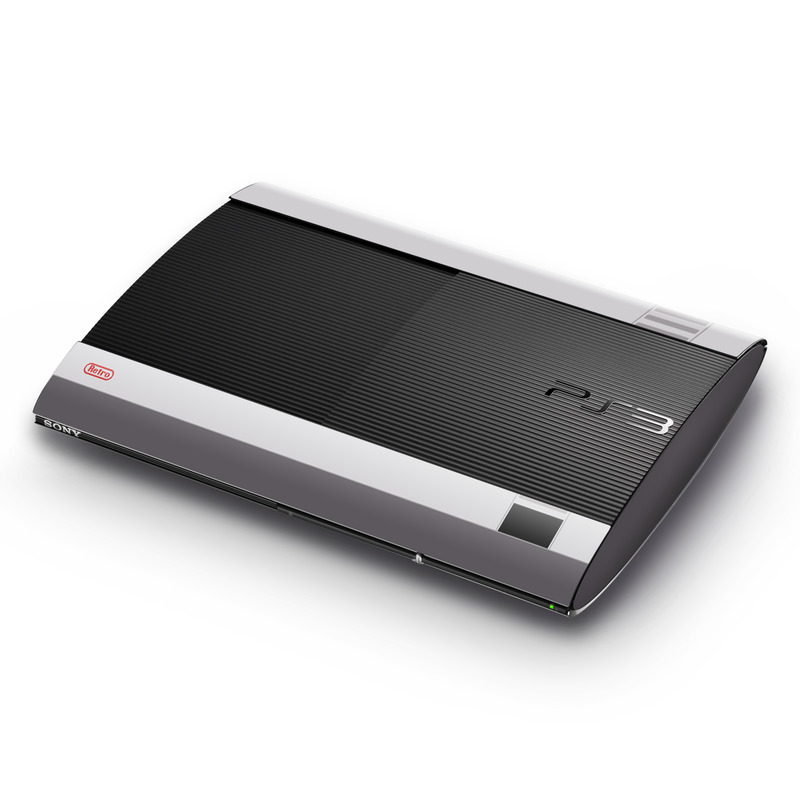 Sony Playstation 3 Super Slim Skin - Retro Horizontal (Image 1)