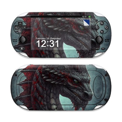 Sony PS Vita Skin - Black Dragon